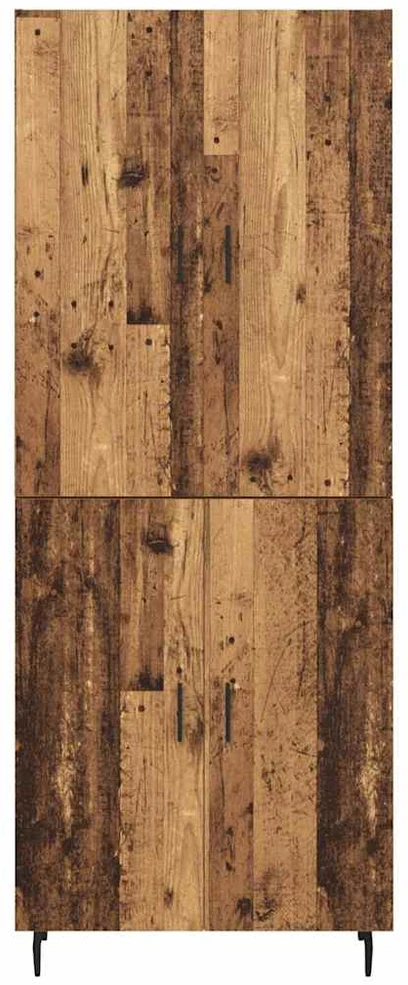 Aukštas spintelė 2 vnt. Senovinis medis 69,5 x 34 x 180 cm