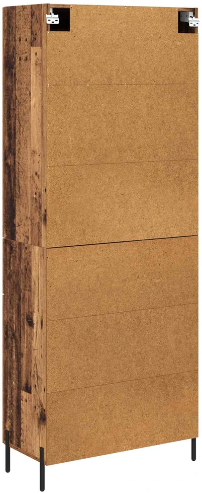 Aukštas spintelė 2 vnt. Senovinis medis 69,5 x 34 x 180 cm