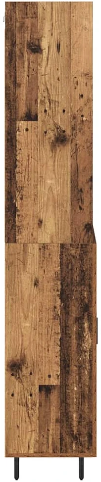 Aukštas spintelė 2 vnt. Senovinis medis 69,5 x 32,5 x 180 cm