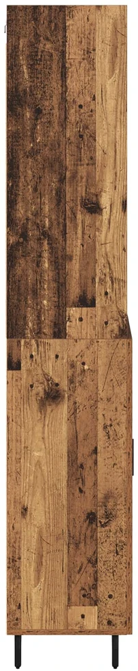 Aukštas spintelė 2 vnt. Senovinis medis 69,5 x 32,5 x 180 cm