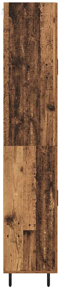 Aukštas spintelė 2 vnt. Senovinis medis 69,5 x 34 x 180 cm