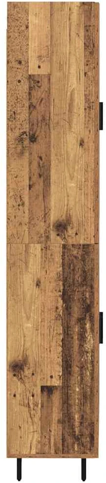 Aukštas spintelė 2 vnt. Senovinis medis 69,5 x 34 x 180 cm