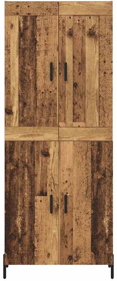 Aukštas spintelė 2 vnt. Senovinis medis 69,5 x 34 x 180 cm