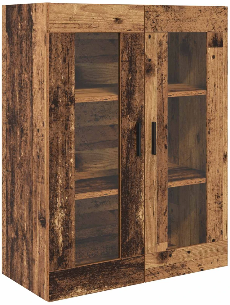 Aukštas spintelė 2 vnt. Senovinis medis 69,5 x 34 x 180 cm