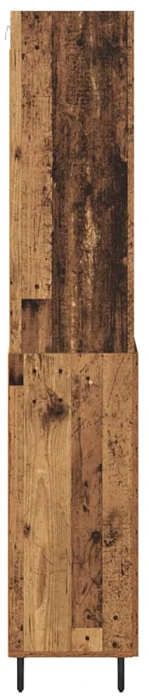 Aukštas spintelė 2 vnt. Senovinis medis 69,5 x 32,5 x 180 cm