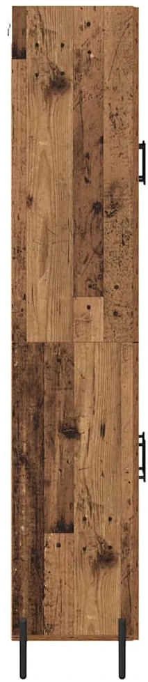 Aukštas spintelė 2 vnt. Senovinis medis 69,5 x 34 x 180 cm