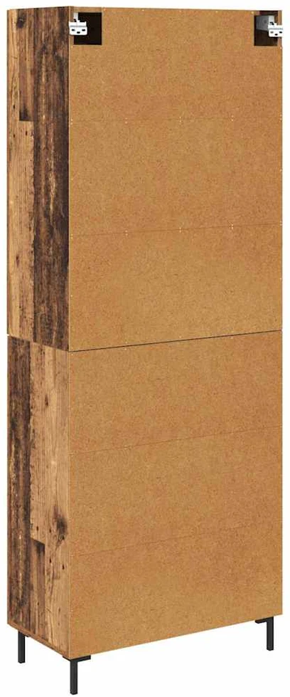 Aukštas spintelė 2 vnt. Senovinis medis 69,5 x 34 x 180 cm