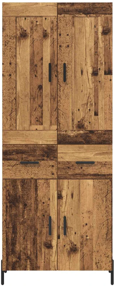 Aukštas spintelė 2 vnt. Senovinis medis 69,5 x 34 x 180 cm