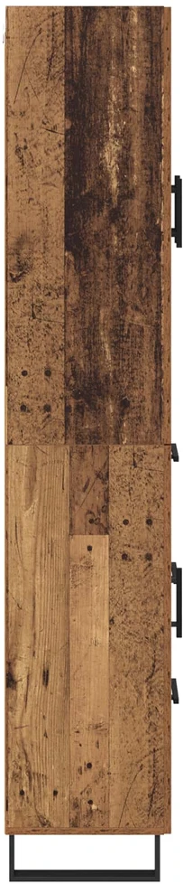 Aukštas spintelė 2 vnt. Senovinis medis 69,5 x 34 x 180 cm