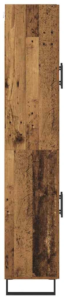 Aukštas spintelė 2 vnt. Senovinis medis 69,5 x 34 x 180 cm