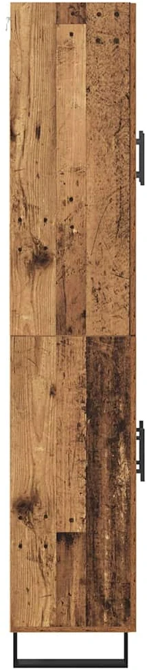 Aukštas spintelė 2 vnt. Senovinis medis 69,5 x 34 x 180 cm