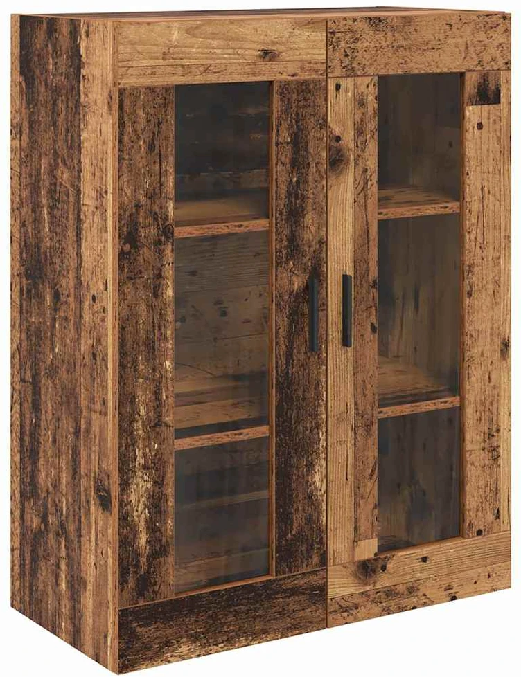 Aukštas spintelė 2 vnt. Senovinis medis 69,5 x 34 x 180 cm