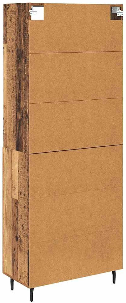 Aukštas spintelė 2 vnt. Senovinis medis 69,5 x 32,5 x 180 cm