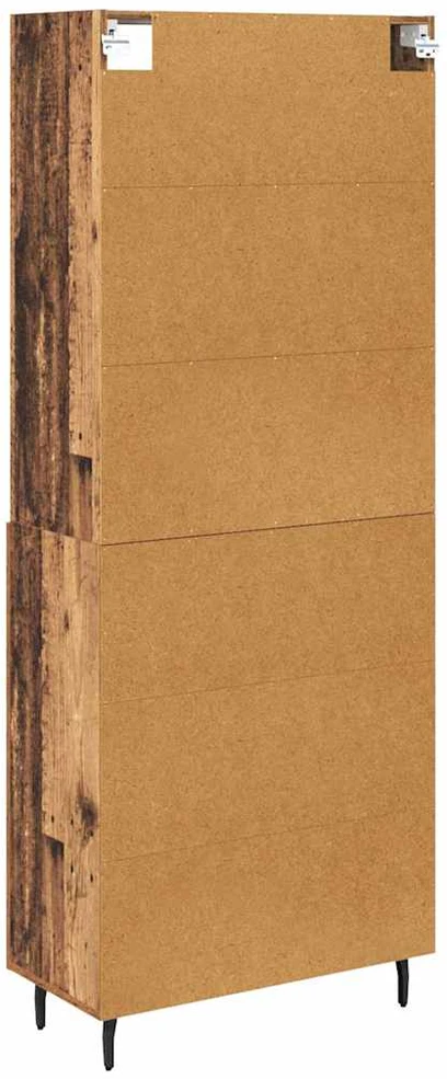 Aukštas spintelė 2 vnt. Senovinis medis 69,5 x 32,5 x 180 cm