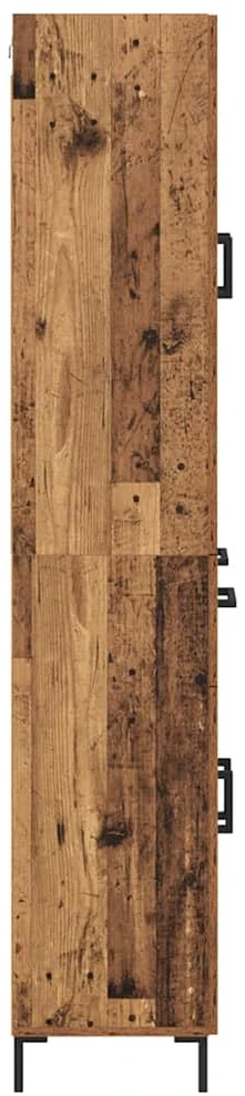 Aukštas spintelė 2 vnt. Senovinis medis 69,5 x 34 x 180 cm