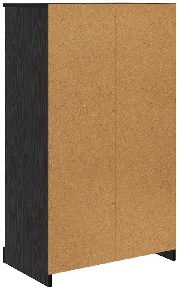 Aukštas spintelė 3 vnt. Juodas ąžuolas 132 x 35,5 x 103,5 cm