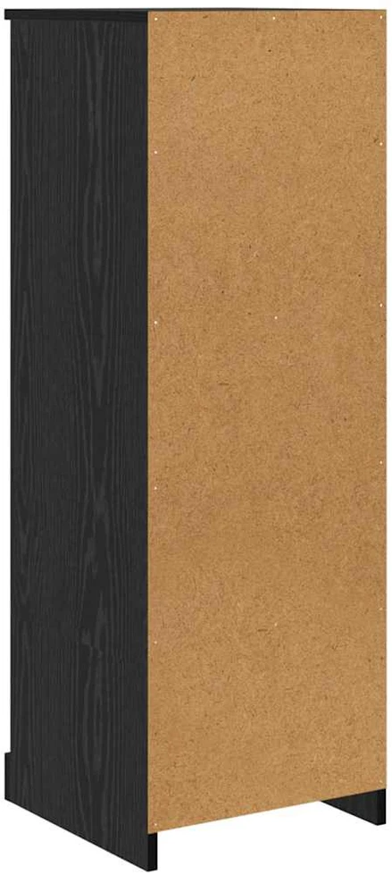 Aukštas spintelė 3 vnt. Juodas ąžuolas 132 x 35,5 x 103,5 cm
