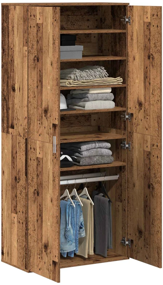 Aukštas spintelė 80 x 39 x 178 cm Apdirbta mediena