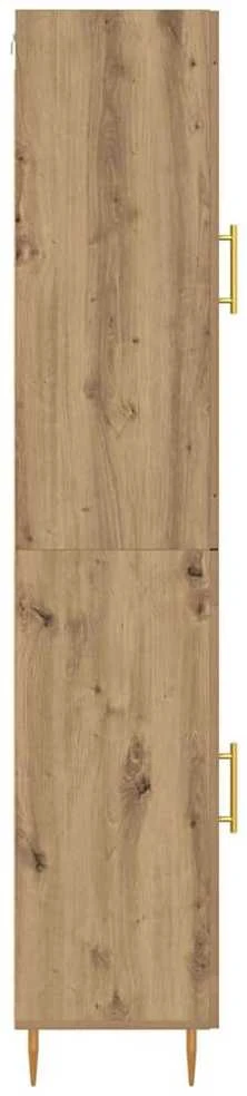 Aukštas spintelė 2 vnt. Amatininkų ąžuolas 34,5 x 34 x 180 cm