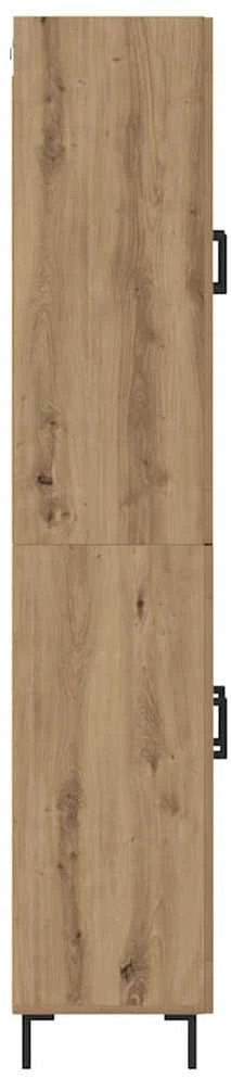 Aukštas spintelė 2 vnt. Amatininkų ąžuolas 69,5 x 34 x 180 cm