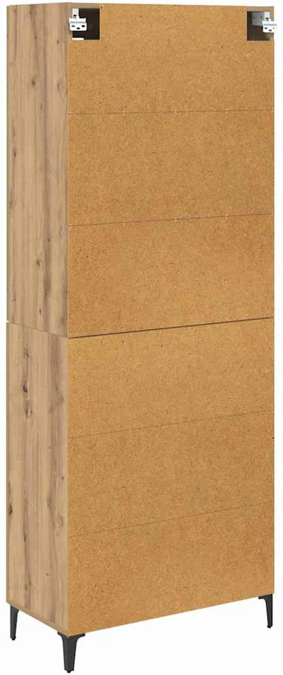 Aukštas spintelė Amatininkų ąžuolas 69,5 x 34 x 180 cm