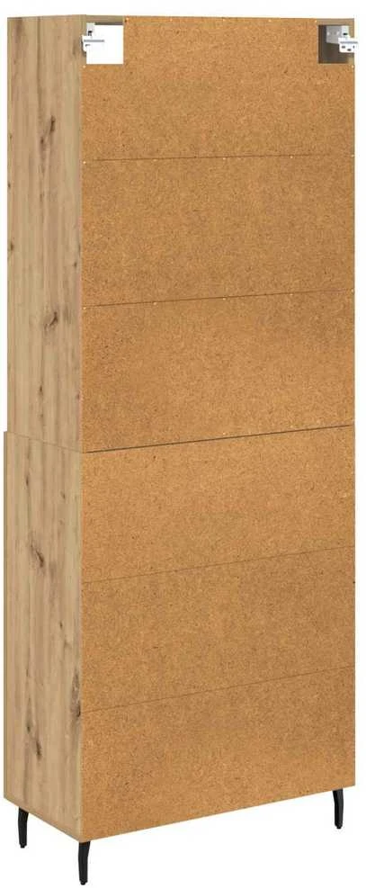 Aukštas spintelė 2 vnt. Amatininkų ąžuolas 69,5 x 34 x 180 cm