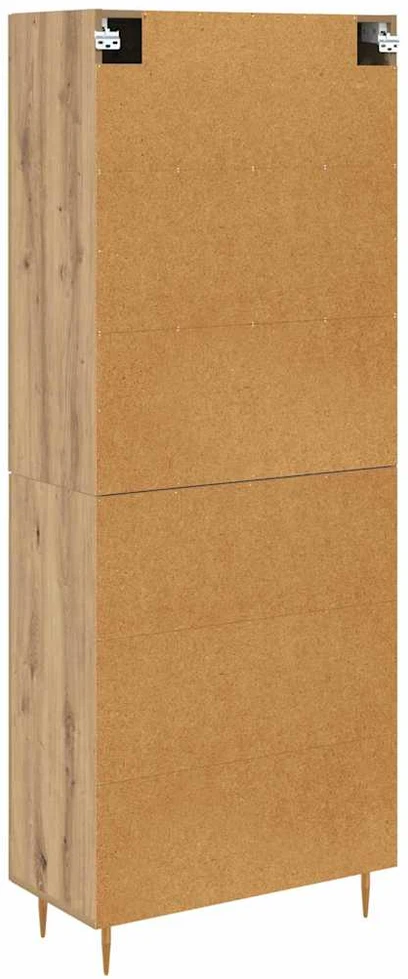 Aukštas spintelė Amatininkų ąžuolas 69,5 x 34 x 180 cm