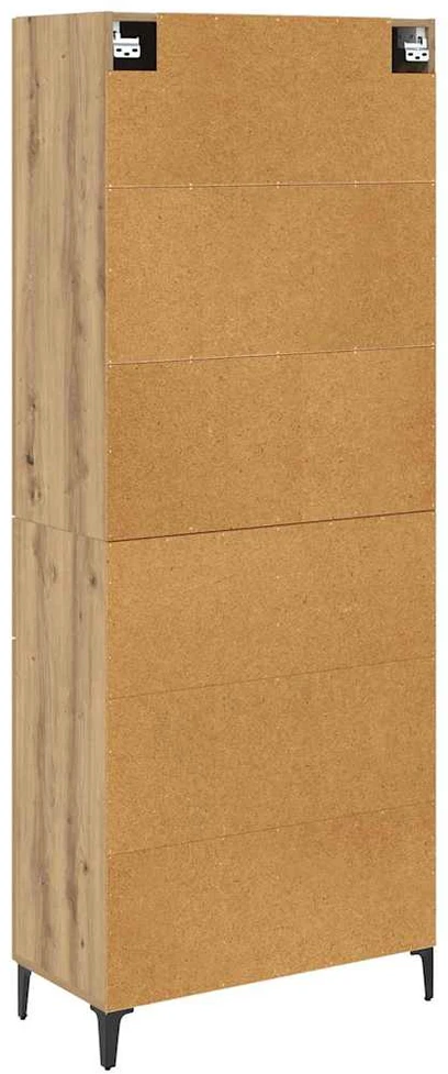 Aukštas spintelė Amatininkų ąžuolas 69,5 x 34 x 180 cm