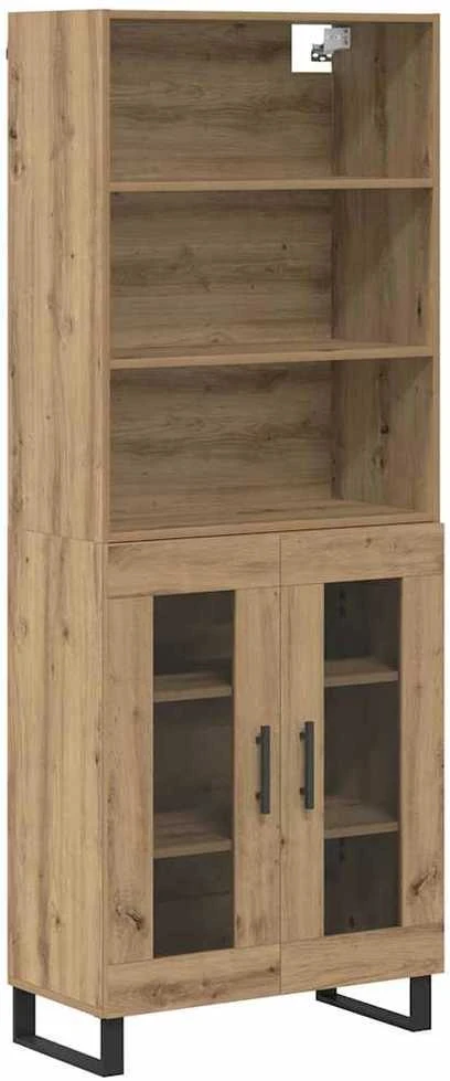 Aukštas spintelė 2 vnt. Amatininkų ąžuolas 69,5 x 34 x 180 cm