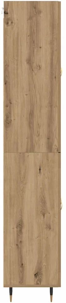 Aukštas spintelė Amatininkų ąžuolas 69,5 x 34 x 180 cm