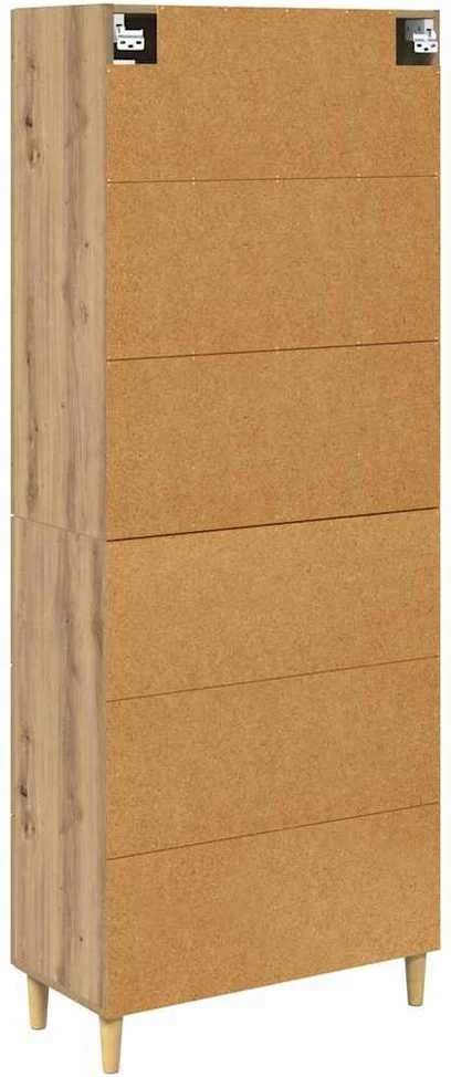 Aukštas spintelė Amatininkų ąžuolas 69,5 x 34 x 180 cm