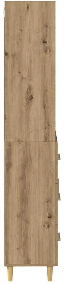 Aukštas spintelė Amatininkų ąžuolas 69,5 x 34 x 180 cm