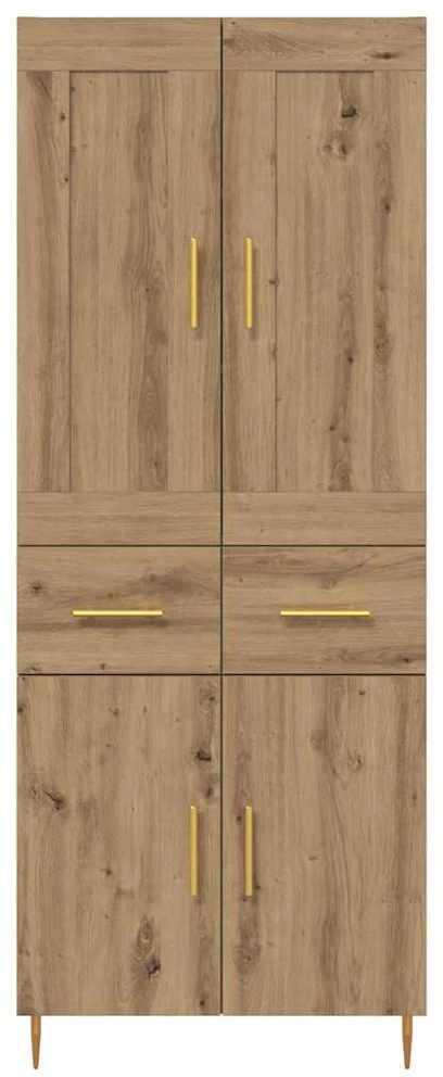 Aukštas spintelė Amatininkų ąžuolas 69,5 x 34 x 180 cm