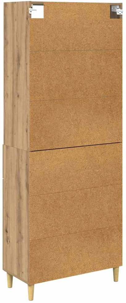 Aukštas spintelė Amatininkų ąžuolas 69,5 x 34 x 180 cm