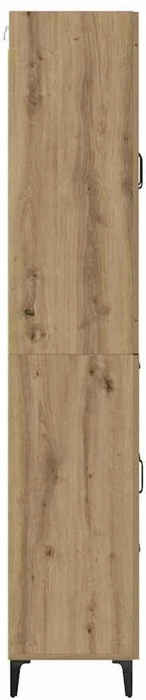 Aukštas spintelė Amatininkų ąžuolas 69,5 x 34 x 180 cm