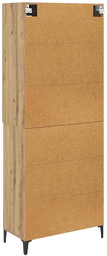 Aukštas spintelė Amatininkų ąžuolas 69,5 x 34 x 180 cm