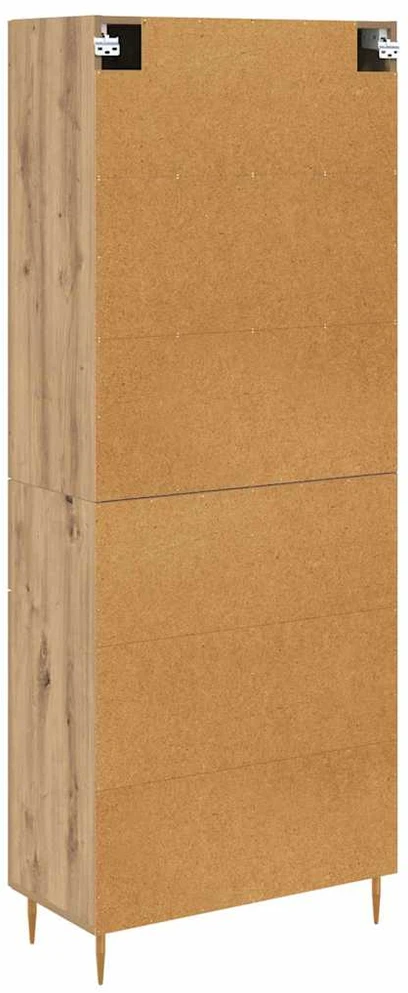 Aukštas spintelė Amatininkų ąžuolas 69,5 x 34 x 180 cm