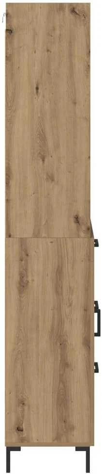 Aukštas spintelė Amatininkų ąžuolas 69,5 x 34 x 180 cm