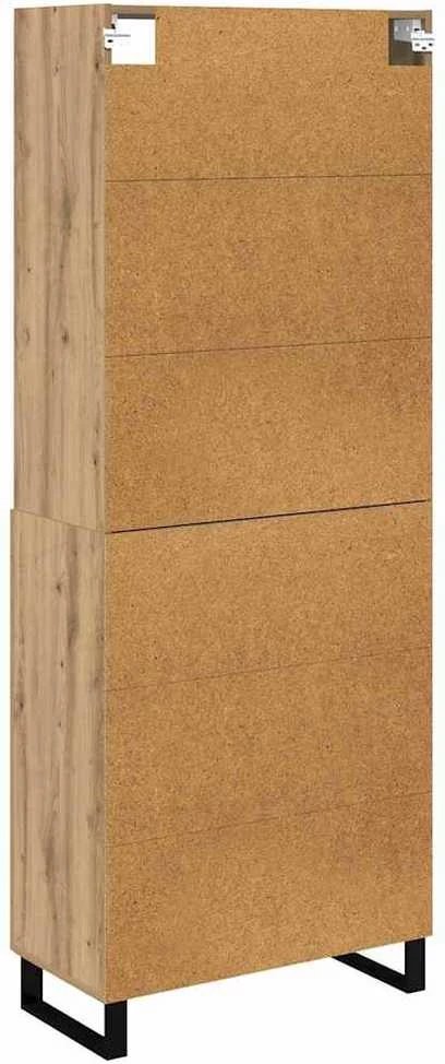 Aukštas spintelė 2 vnt. Amatininkų ąžuolas 69,5 x 34 x 180 cm