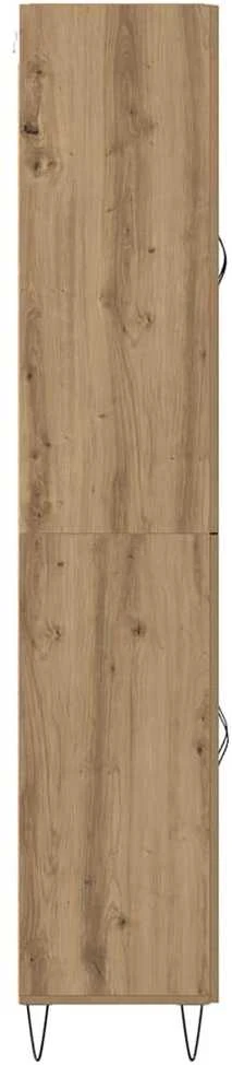 Aukštas spintelė Amatininkų ąžuolas 69,5 x 34 x 180 cm