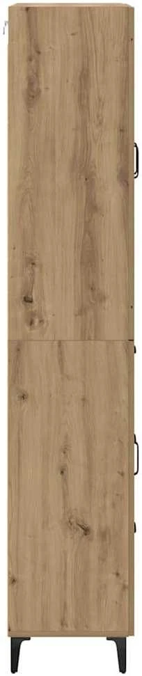 Aukštas spintelė Amatininkų ąžuolas 69,5 x 34 x 180 cm