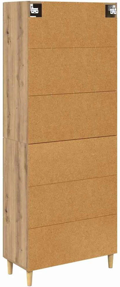 Aukštas spintelė Amatininkų ąžuolas 69,5 x 34 x 180 cm