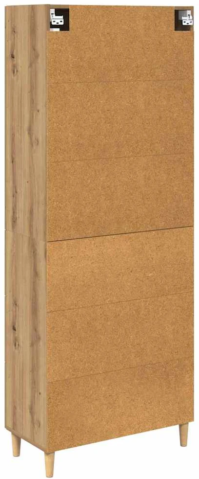 Aukštas spintelė Amatininkų ąžuolas 69,5 x 34 x 180 cm