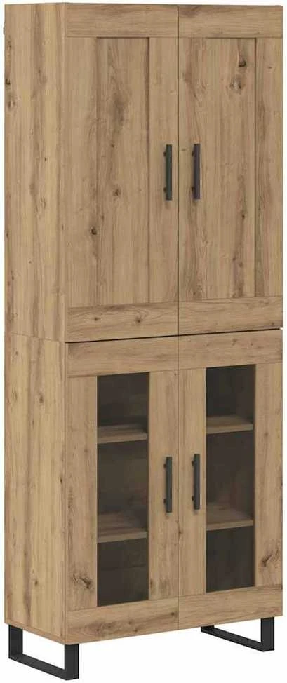 Aukštas spintelė 2 vnt. Amatininkų ąžuolas 69,5 x 34 x 180 cm