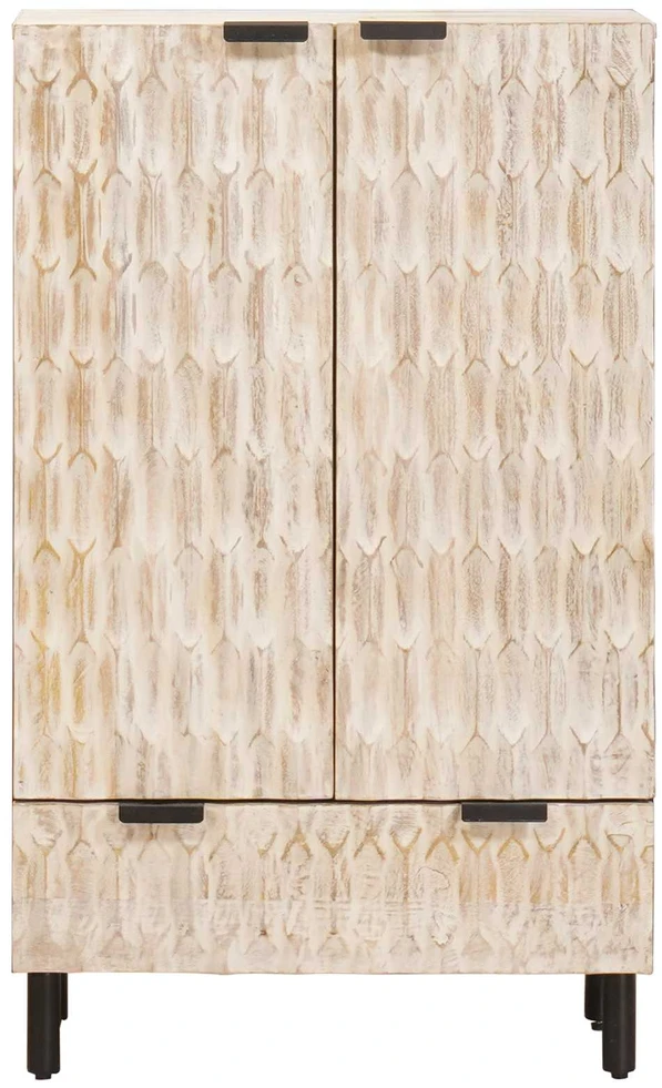 Aukštas spintelė Baltos skalbimo apdaila 60 x 33 x 100 cm