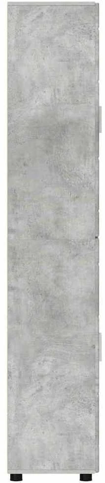 Aukštas spintelė FLORIN 60 x 35 x 182 cm Betono pilka