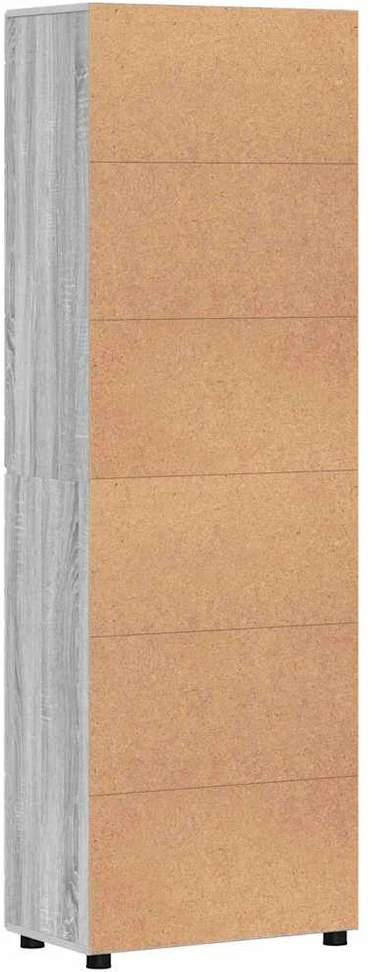 Aukštas spintelė FLORIN 60 x 35 x 182 cm Pilkas Sonoma