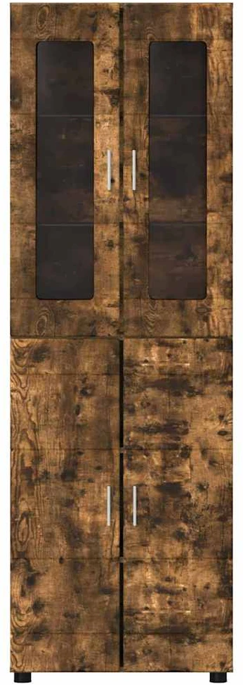 Aukštas spintelė FLORIN 60 x 35 x 182 cm Rūkyta ąžuolas