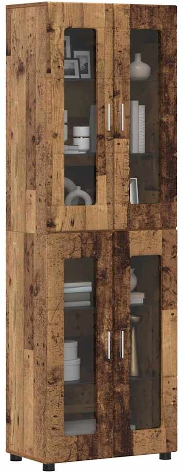 Aukštas spintelė FLORIN 60 x 35 x 182 cm Senas medis
