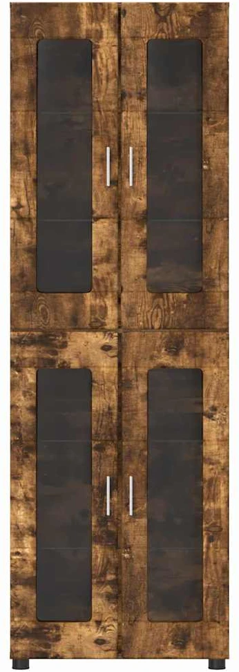 Aukštas spintelė FLORIN 60 x 35 x 182 cm Rūkyta ąžuolas